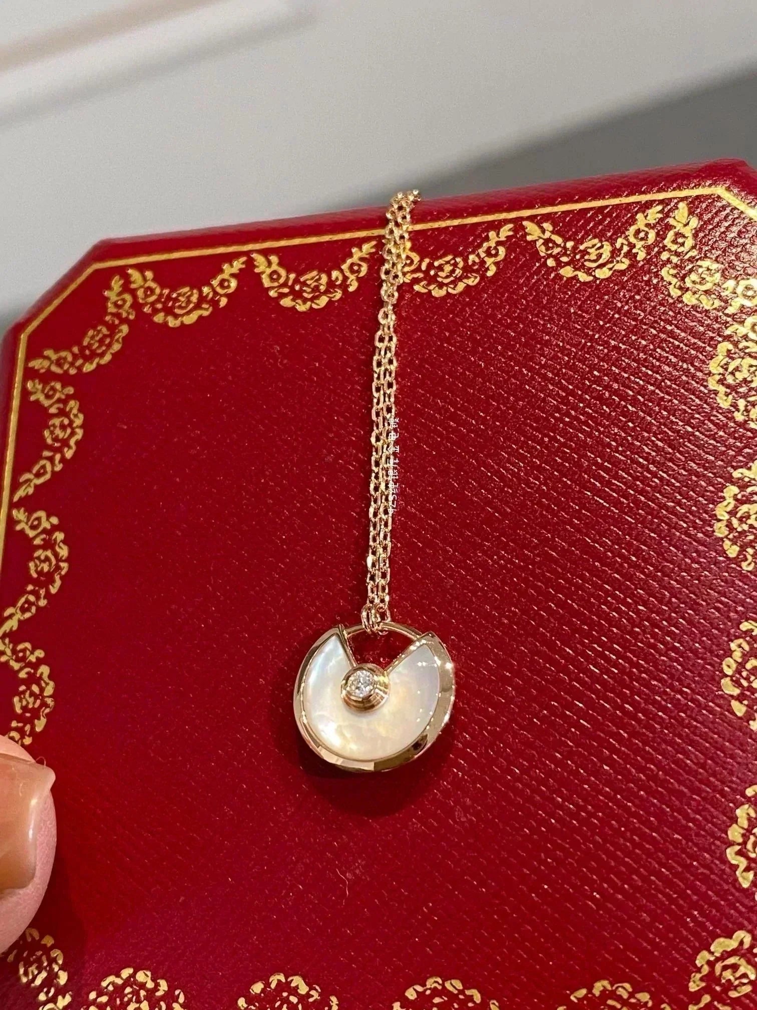 ¡®Twinkle jewelry¡¯AMULETTE ROSE GOLD MOP NECKLACE