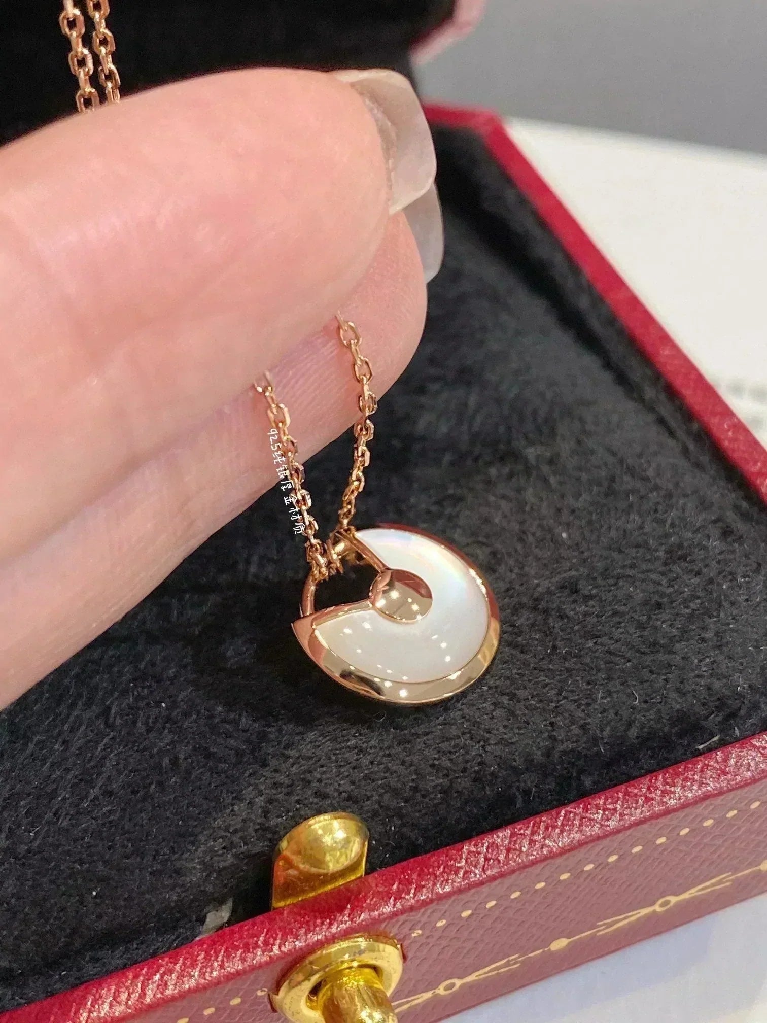 ¡®Twinkle jewelry¡¯AMULETTE ROSE GOLD MOP NECKLACE