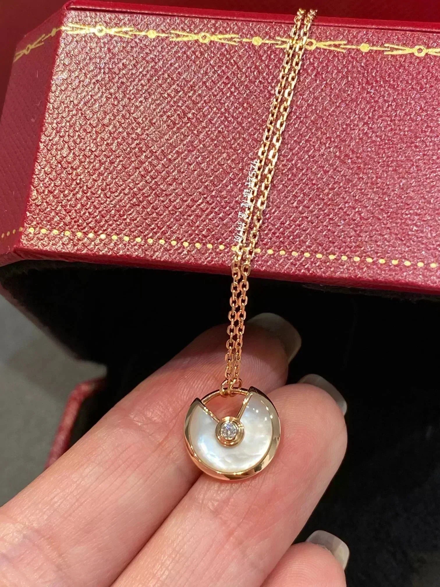 ¡®Twinkle jewelry¡¯AMULETTE ROSE GOLD MOP NECKLACE