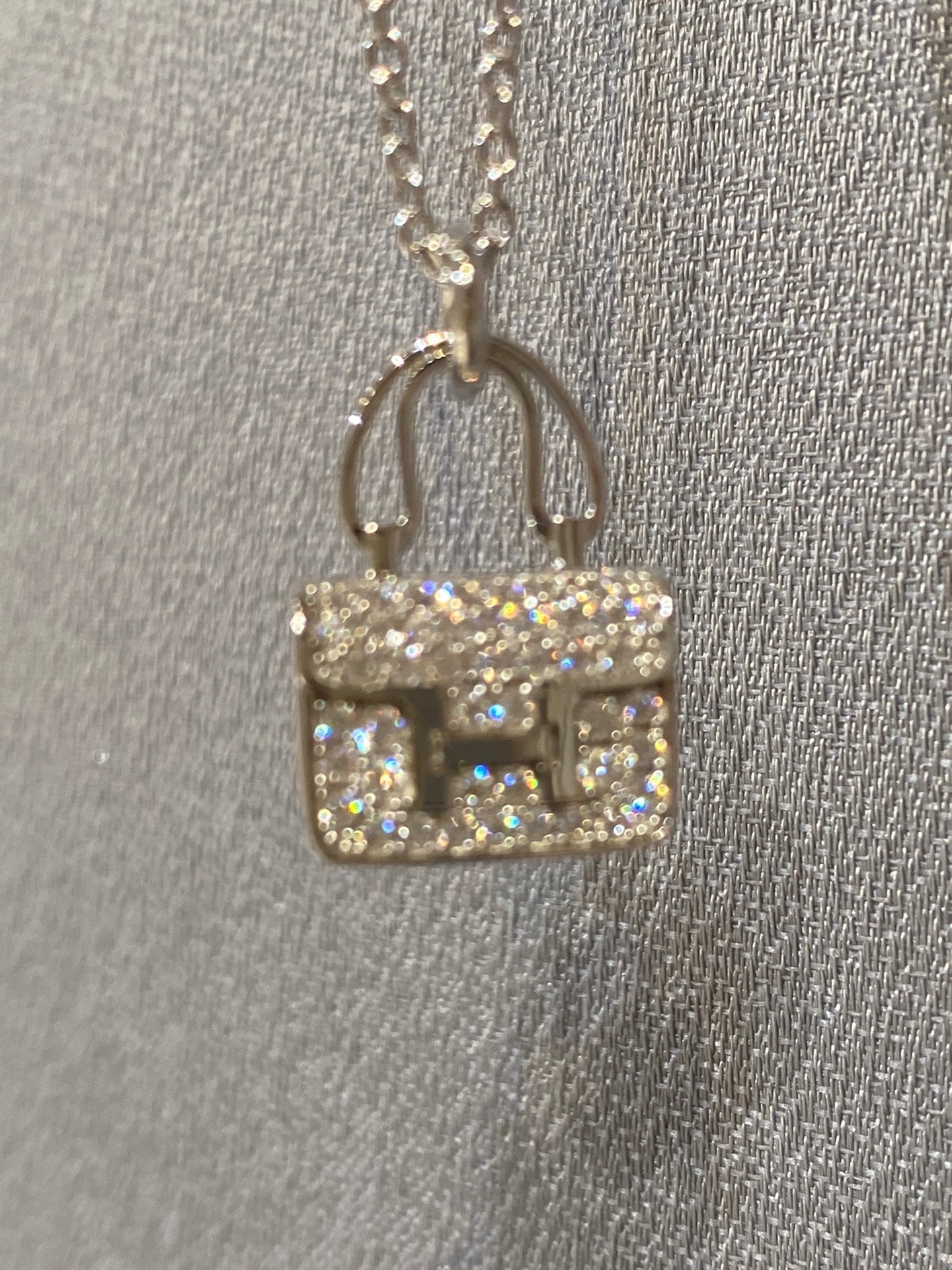 ¡®Twinkle jewelry¡¯CONSTANCE PEDANT DIAMOND NECKLACE