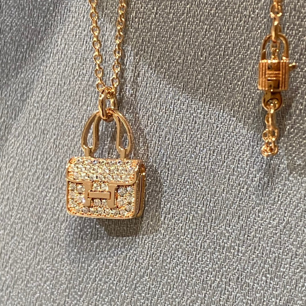 ¡®Twinkle jewelry¡¯CONSTANCE PEDANT DIAMOND NECKLACE