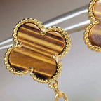 ¡®Twinkle jewelry¡¯CLOVER  2 MOTIF  TIGER EYE CARNELIAN EARRINGS