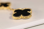 ¡®Twinkle jewelry¡¯CLOVER EARRINGS GOLD ONYX MOP 3 MOTIF