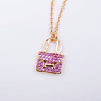 ¡®Twinkle jewelry¡¯CONSTANCE PEDANT PURPLE DIAMOND NECKLACE