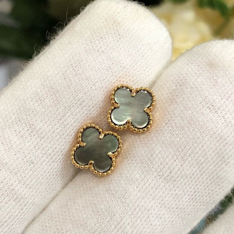 ¡®Twinkle jewelry¡¯CLOVER MINI GOLD EARRINGS