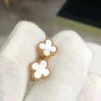 ¡®Twinkle jewelry¡¯CLOVER MINI 9.5MM WHITE MOP EARRINGS