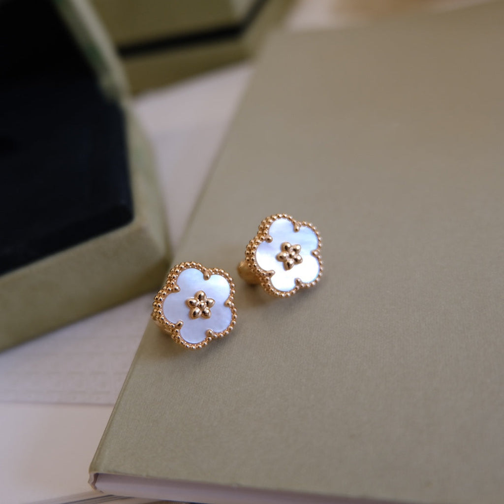 ¡®Twinkle jewelry¡¯LUCKY PINK GOLD WHITE MOP EARRINGS