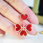 ¡®Twinkle jewelry¡¯SWEET CLOVER CARNELIAN EARRINGS