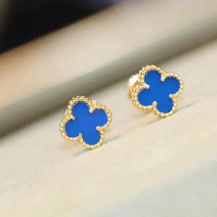 ¡®Twinkle jewelry¡¯CLOVER MINI 9.5MM TURQUOISE EARRINGS
