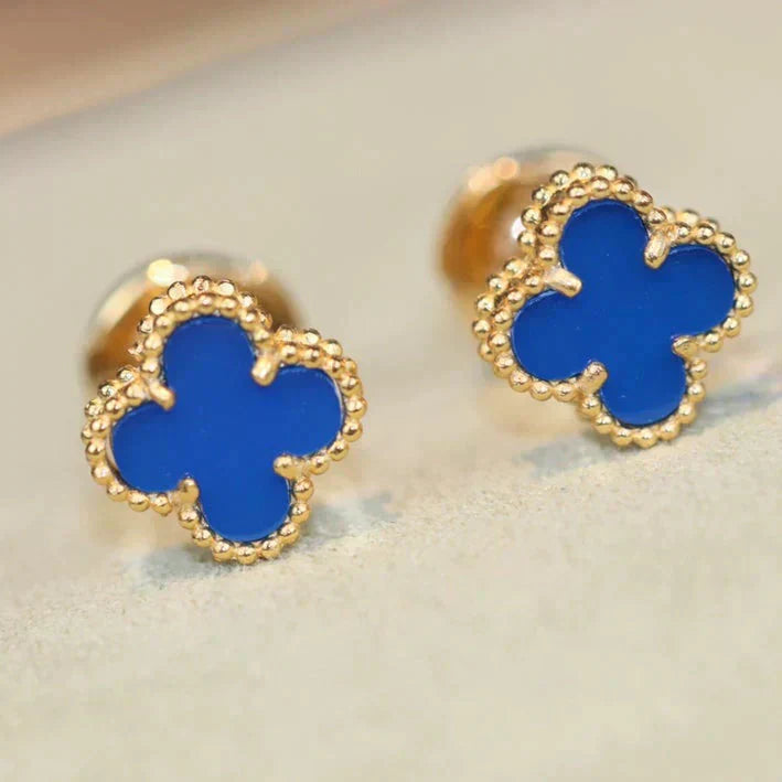 ¡®Twinkle jewelry¡¯CLOVER MINI 9.5MM TURQUOISE EARRINGS