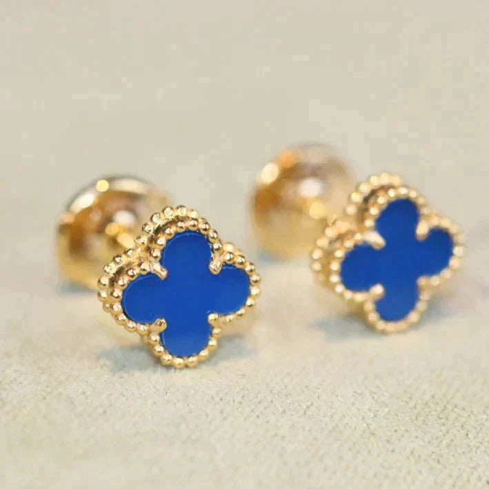 ¡®Twinkle jewelry¡¯CLOVER MINI 9.5MM TURQUOISE EARRINGS