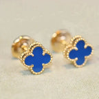 ¡®Twinkle jewelry¡¯CLOVER MINI 9.5MM TURQUOISE EARRINGS