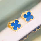 ¡®Twinkle jewelry¡¯CLOVER MINI 9.5MM TURQUOISE EARRINGS
