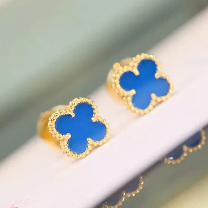 ¡®Twinkle jewelry¡¯CLOVER MINI 9.5MM TURQUOISE EARRINGS
