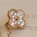 ¡®Twinkle jewelry¡¯CLOVER MEDIUM 1 MOTIFS FUll DIAMOND EARRINGS