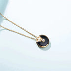 ¡®Twinkle jewelry¡¯AMULETTE GOLD CARNELIAN ONYX NECKLACE