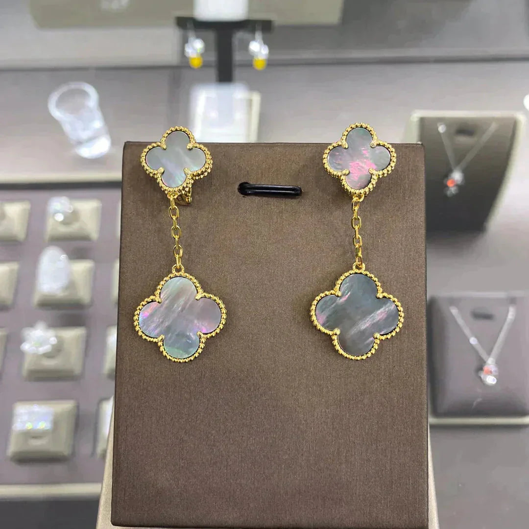 ¡®Twinkle jewelry¡¯CLOVER 2 MOTIFS  EARRINGS (MULTIPLE CHOICESC