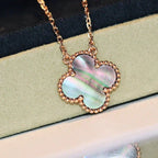 ¡®Twinkle jewelry¡¯CLOVER 15MM  GRAY MOTHER OF PEARL NECKLACE