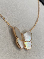 ¡®Twinkle jewelry¡¯BUTTERFLY GOLD MOP DIAMOND NECKLACE