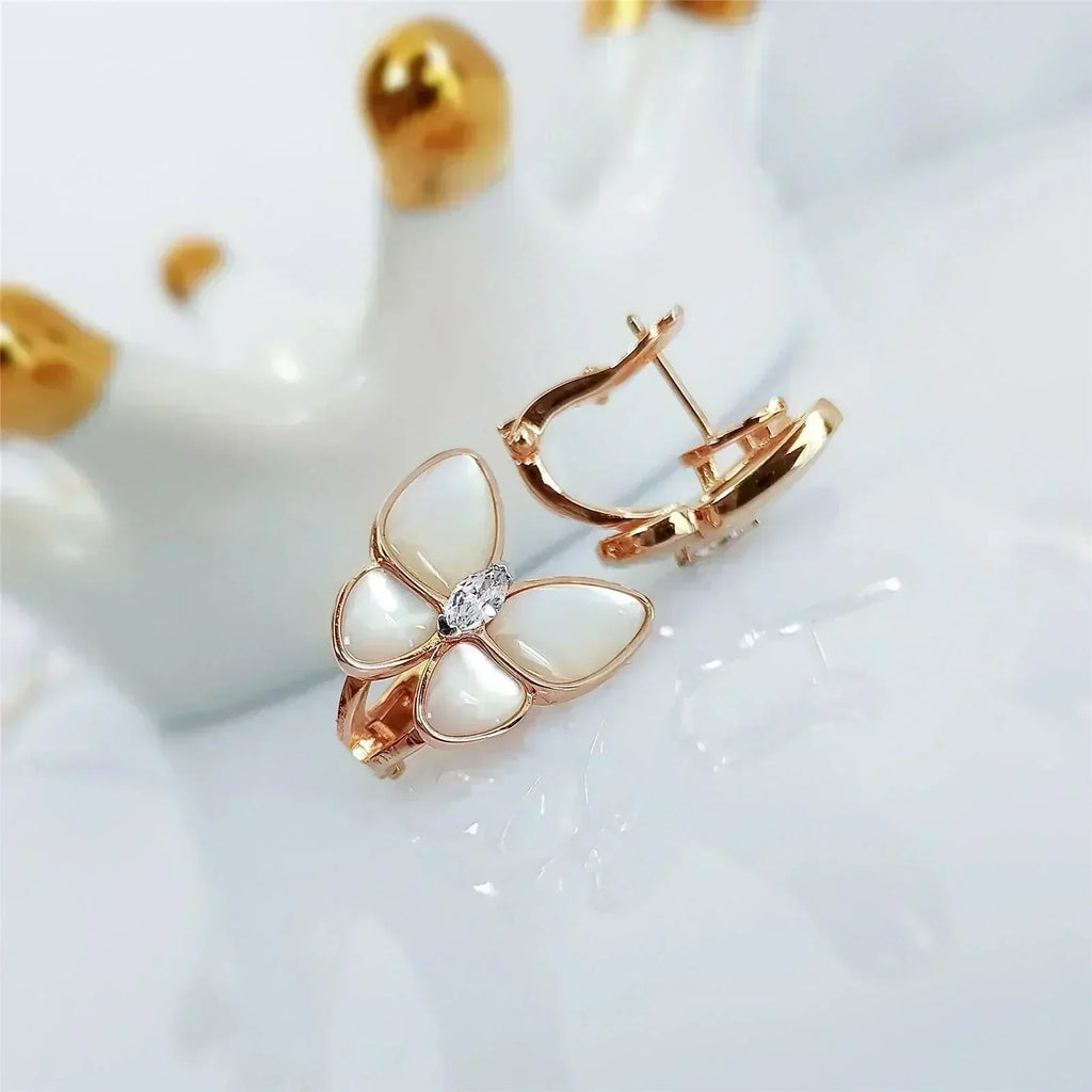 ¡®Twinkle jewelry¡¯BUTTERFLY MOP DIAMOND EARRINGS