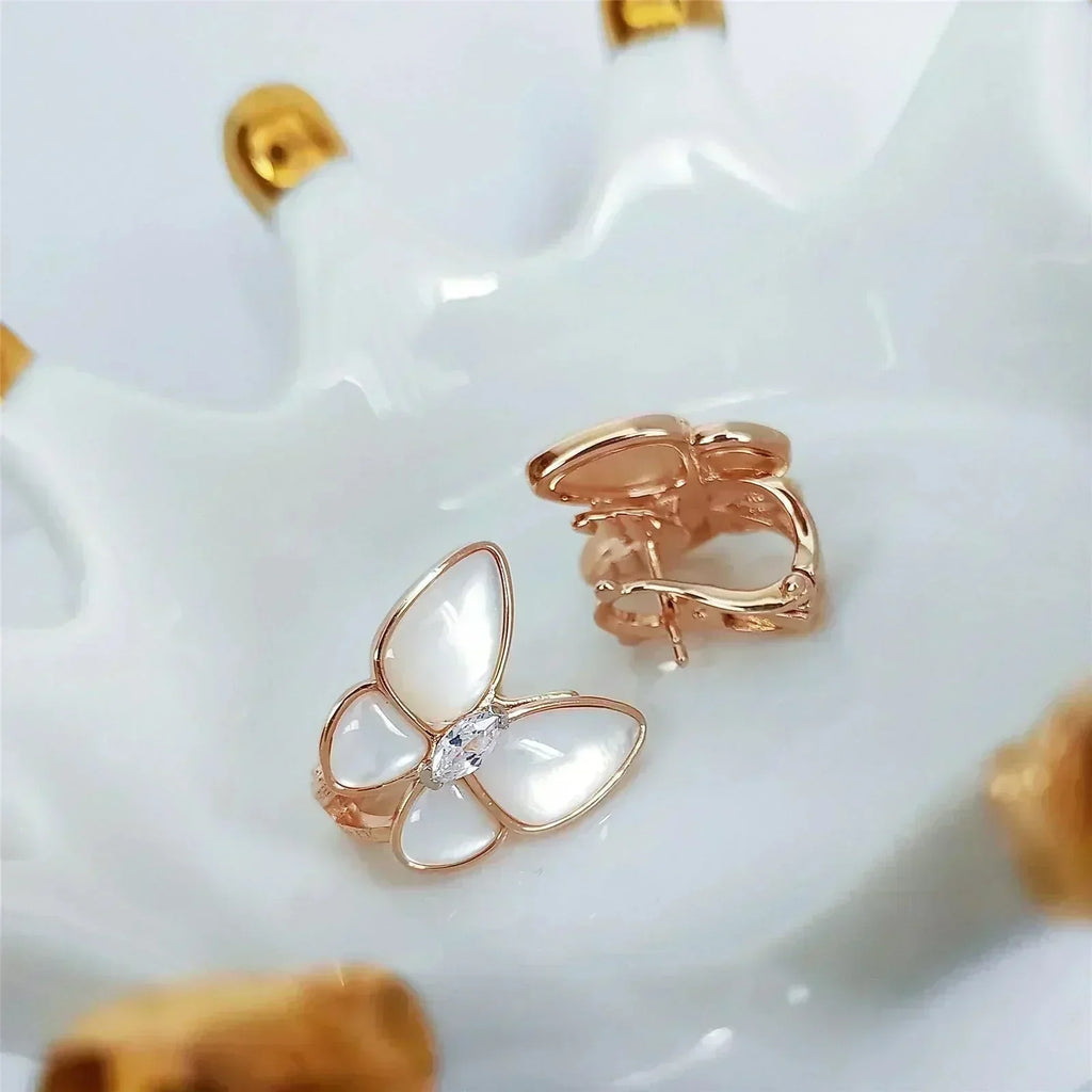 ¡®Twinkle jewelry¡¯BUTTERFLY MOP DIAMOND EARRINGS