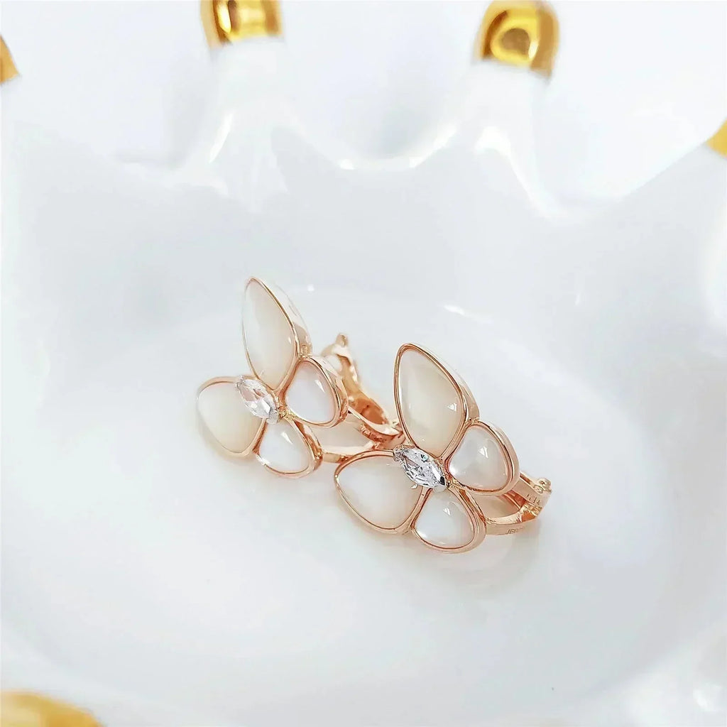 ¡®Twinkle jewelry¡¯BUTTERFLY MOP DIAMOND EARRINGS