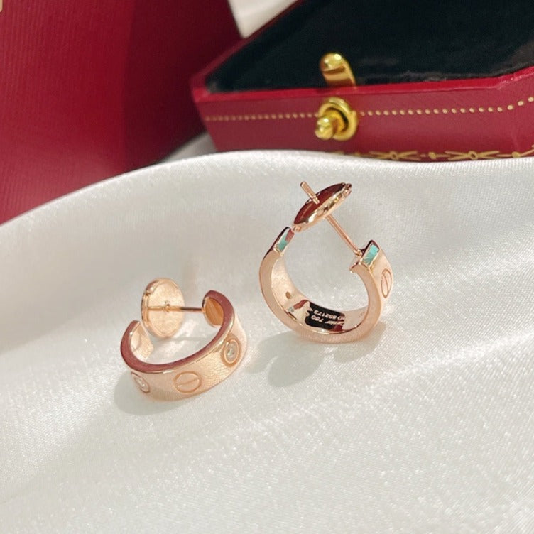 ¡®Twinkle jewelry¡¯LOVE EARRINGS 5.7MM 2 DIAMONDS