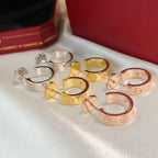 ¡®Twinkle jewelry¡¯LOVE EARRINGS 5.7MM 2 DIAMONDS