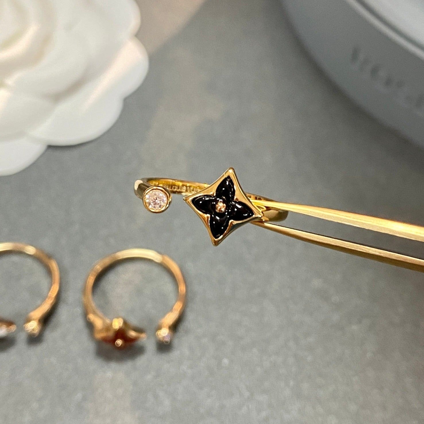 ¡®Twinkle jewelry¡¯STAR 1 DIAMOND OPEN RING