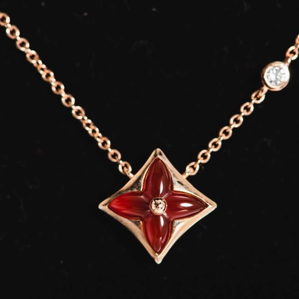 ¡®Twinkle jewelry¡¯STAR NECKLACE PINK GOLD 1 DIAMOND