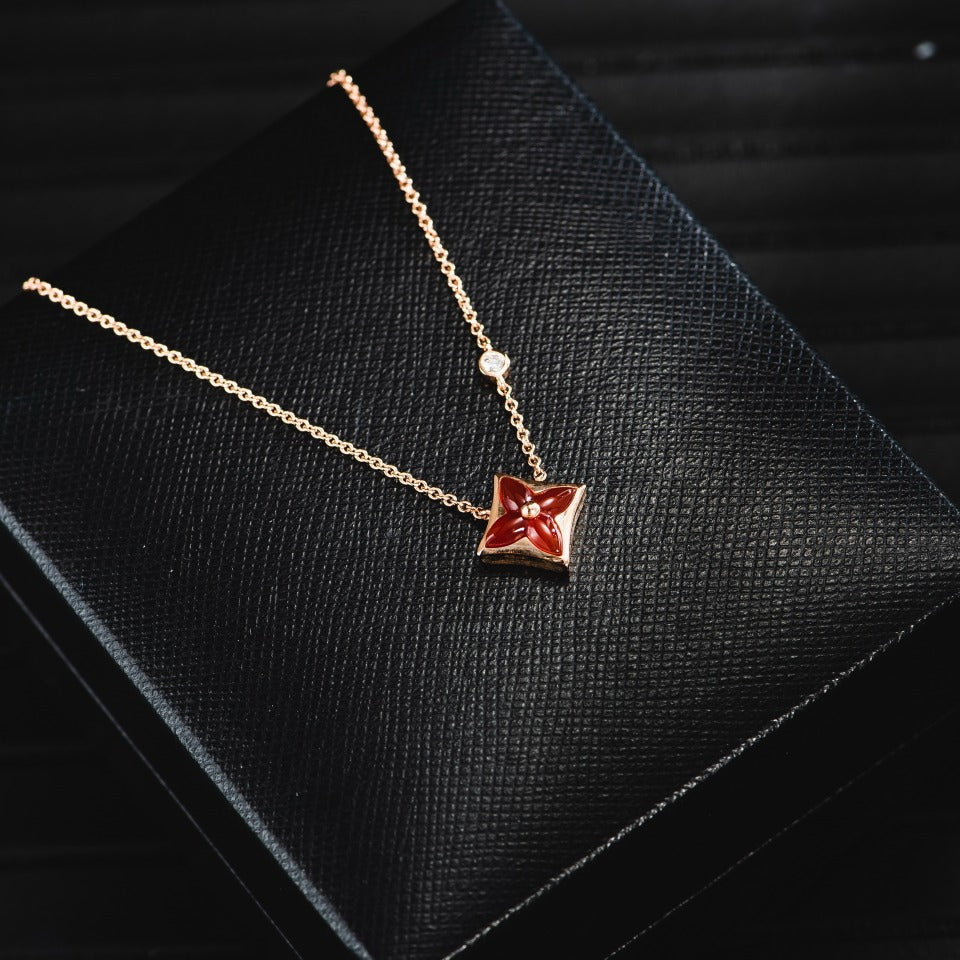 ¡®Twinkle jewelry¡¯STAR NECKLACE PINK GOLD 1 DIAMOND