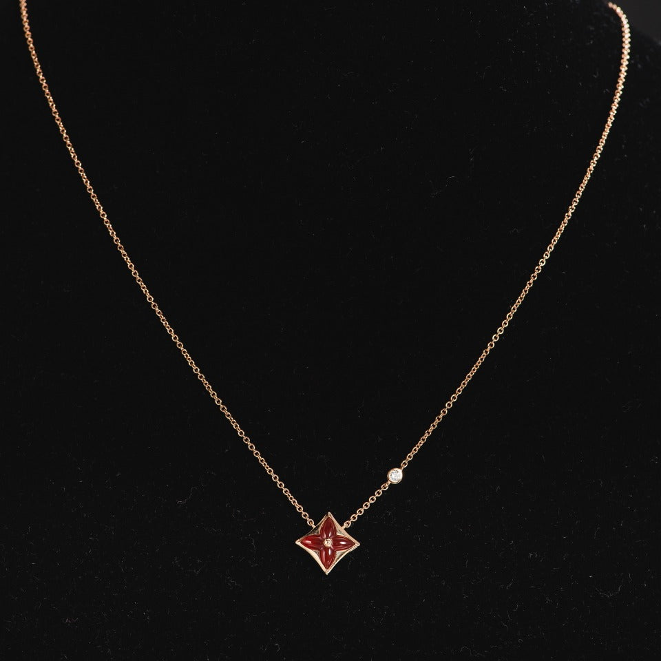 ¡®Twinkle jewelry¡¯STAR NECKLACE PINK GOLD 1 DIAMOND