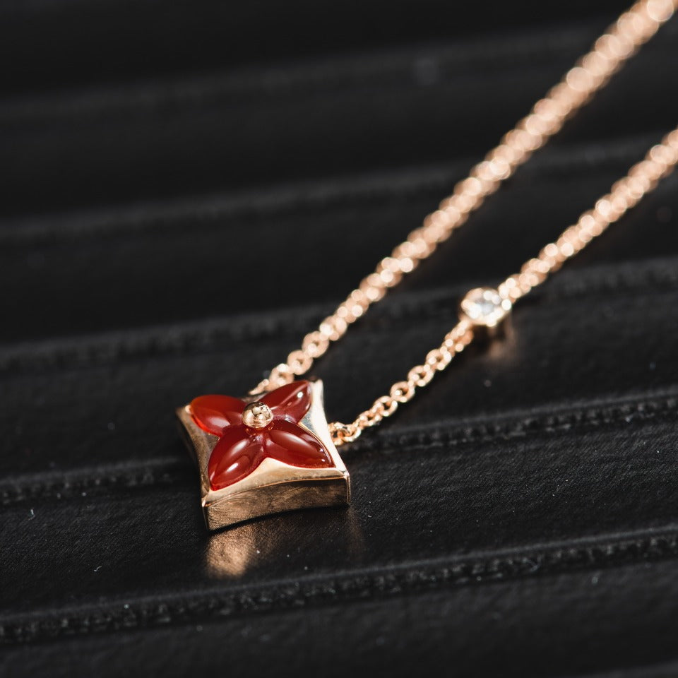 ¡®Twinkle jewelry¡¯STAR NECKLACE PINK GOLD 1 DIAMOND