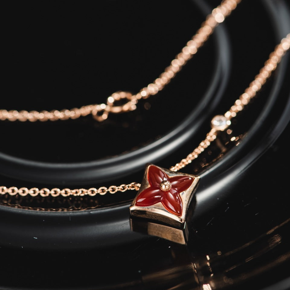 ¡®Twinkle jewelry¡¯STAR NECKLACE PINK GOLD 1 DIAMOND