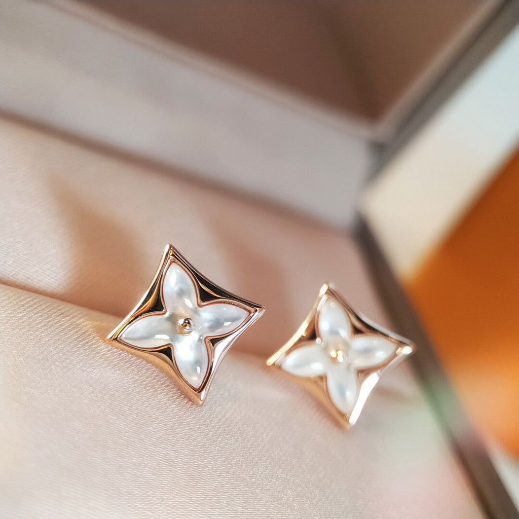 ¡®Twinkle jewelry¡¯STAR MOP PINK GOLD EARRINGS
