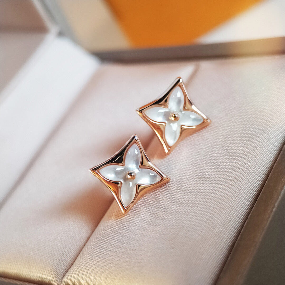 ¡®Twinkle jewelry¡¯STAR MOP PINK GOLD EARRINGS