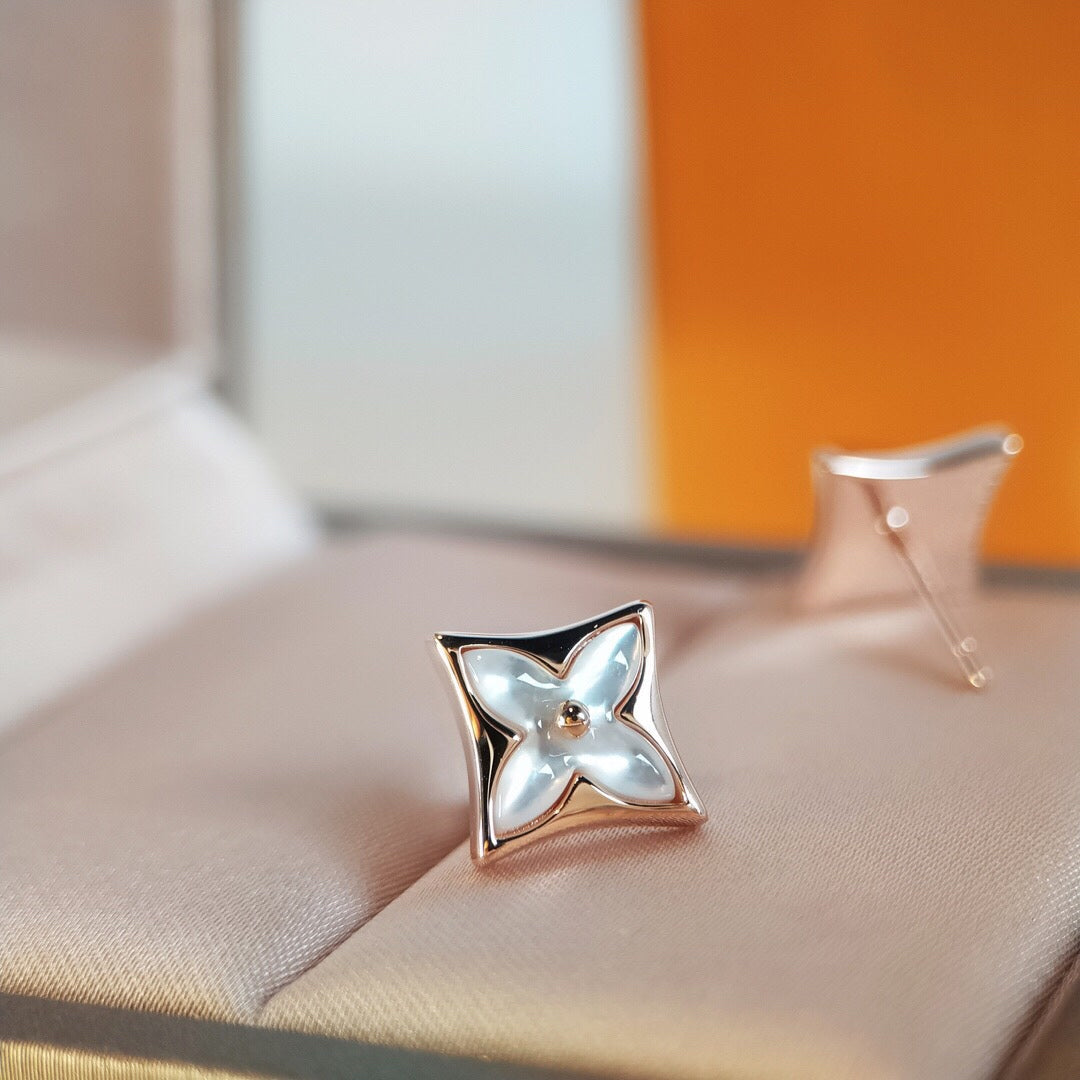 ¡®Twinkle jewelry¡¯STAR MOP PINK GOLD EARRINGS