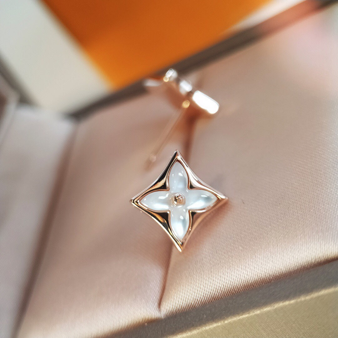 ¡®Twinkle jewelry¡¯STAR MOP PINK GOLD EARRINGS
