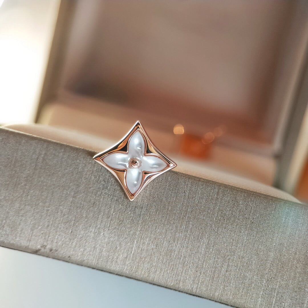 ¡®Twinkle jewelry¡¯STAR MOP PINK GOLD EARRINGS