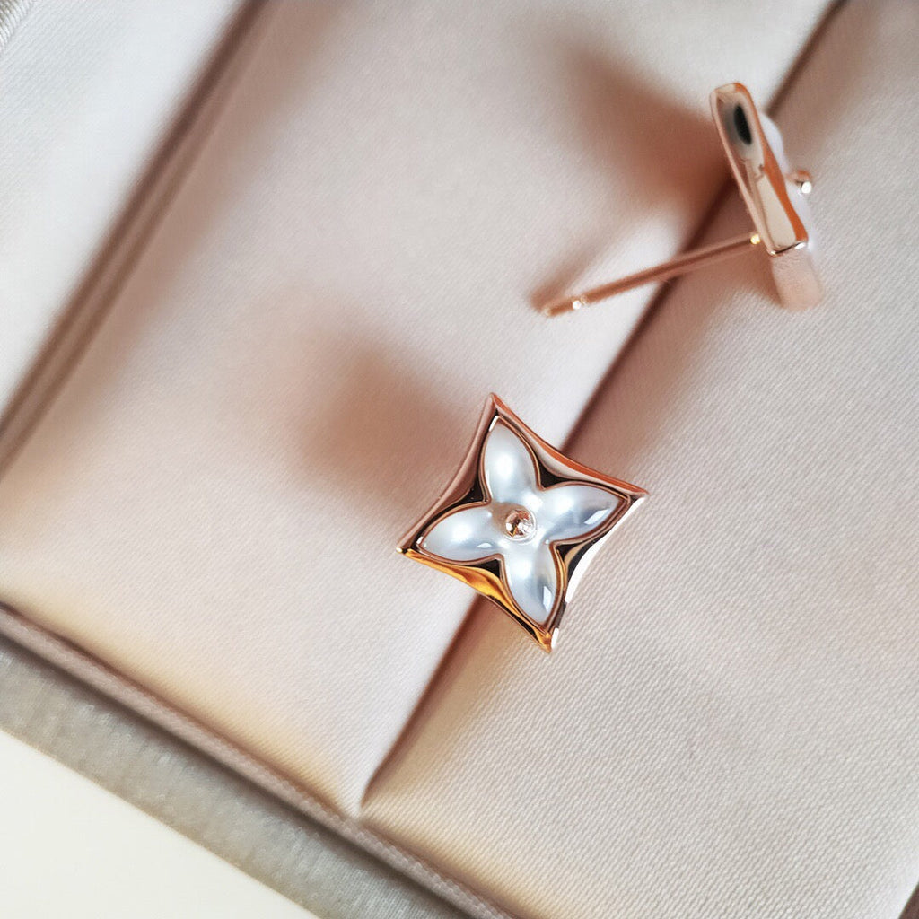 ¡®Twinkle jewelry¡¯STAR MOP PINK GOLD EARRINGS
