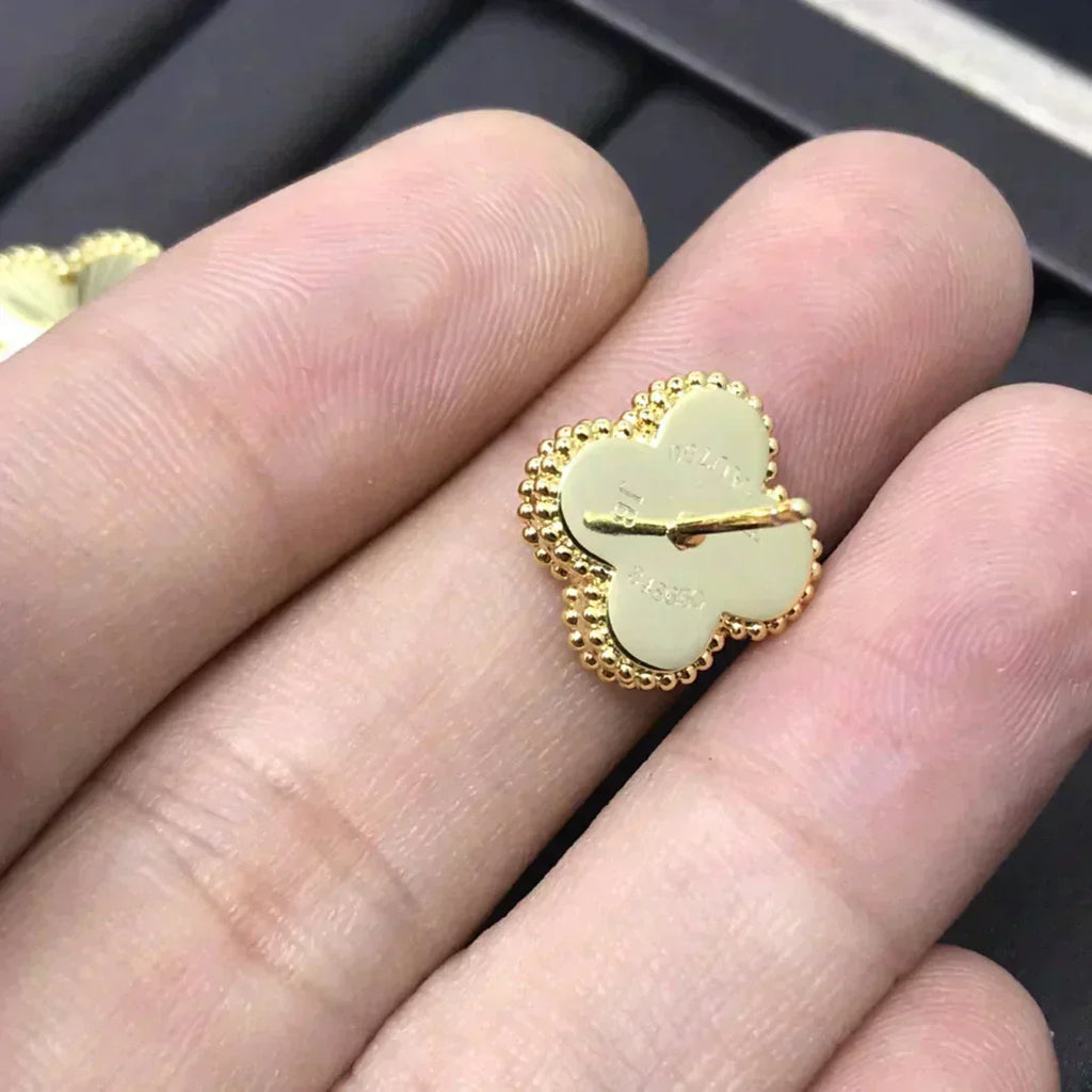 ¡®Twinkle jewelry¡¯CLOVER MINI 9.5MM LASER EARRINGS
