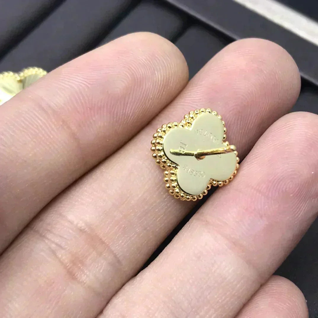 ¡®Twinkle jewelry¡¯CLOVER MINI 9.5MM LASER EARRINGS