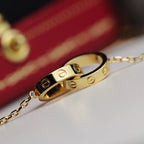 ¡®Twinkle jewelry¡¯LOVE NECKLACE DOUBLE RING GOLD