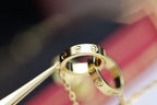 ¡®Twinkle jewelry¡¯LOVE NECKLACE DOUBLE RING GOLD