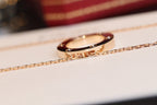 ¡®Twinkle jewelry¡¯LOVE NECKLACE 16MM 6 DIAMONDS PINK GOLD