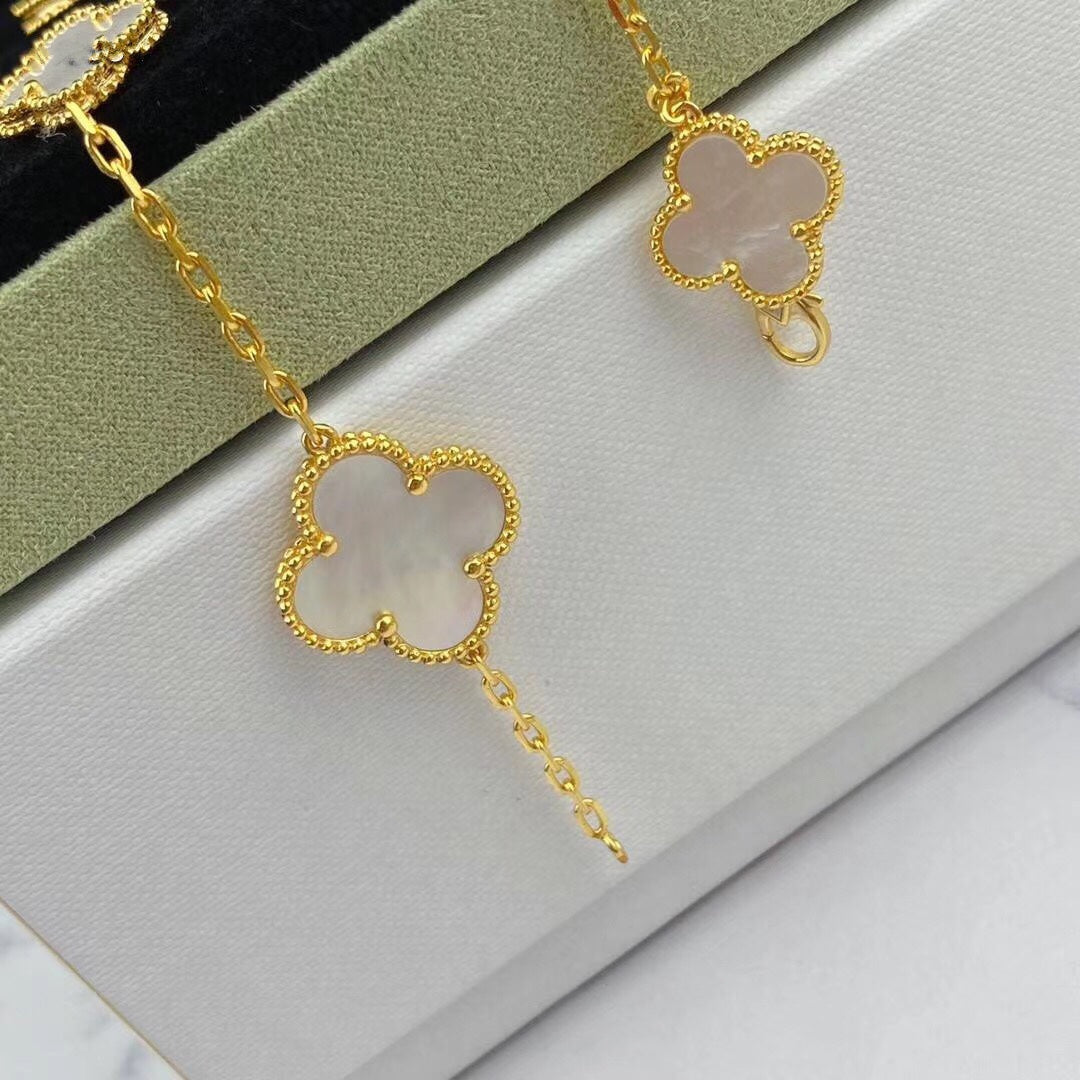 ¡®Twinkle jewelry¡¯MAGIC CLOVER MOP GOLD BRACELET 5 MOTIFS