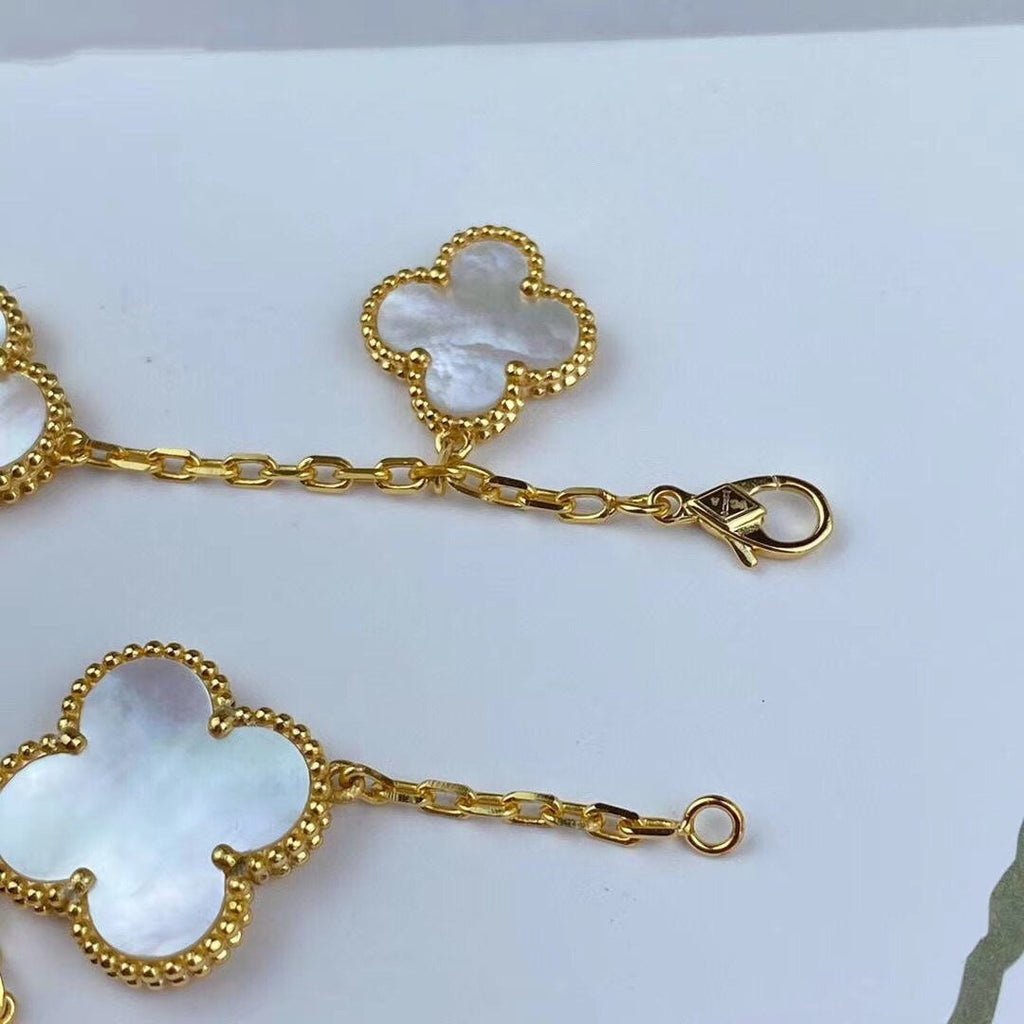 ¡®Twinkle jewelry¡¯MAGIC CLOVER MOP GOLD BRACELET 5 MOTIFS