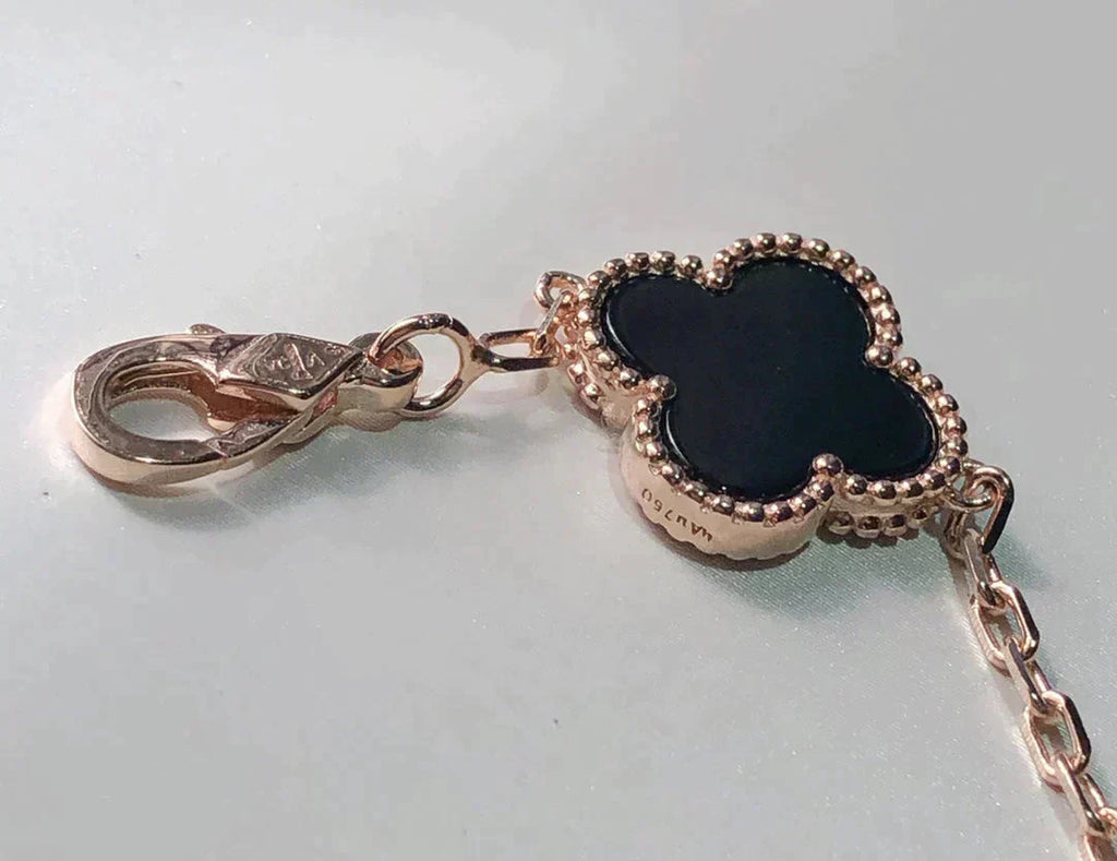 [Twinkle jewelry]New CLOVER 5 MOTIFS MULTICOLOR BRACELET
