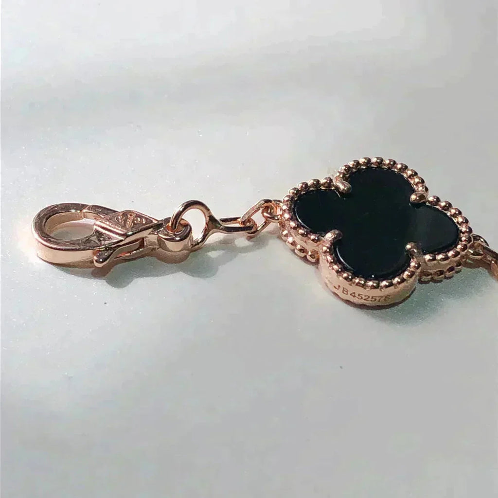 [Twinkle jewelry]New CLOVER 5 MOTIFS MULTICOLOR BRACELET