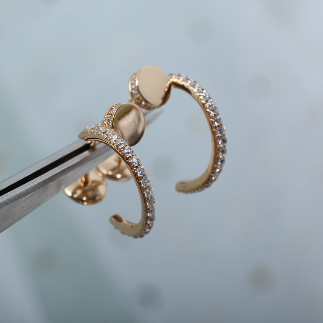 ¡®Twinkle jewelry¡¯JUSTE EARRINGS 12.75MM PINK GOLD DIAMOND